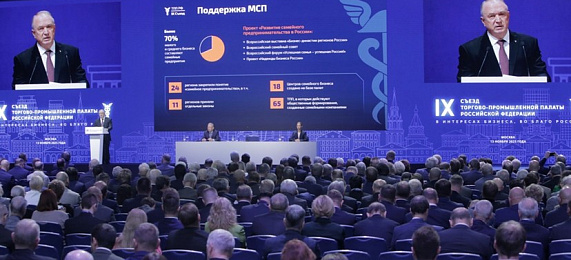 Участие в IX Съезде ТПП России 